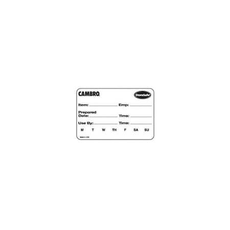 Misc Hardware Storesafe Food Rotation Label, 2" X 3", Label & Ad 10046135